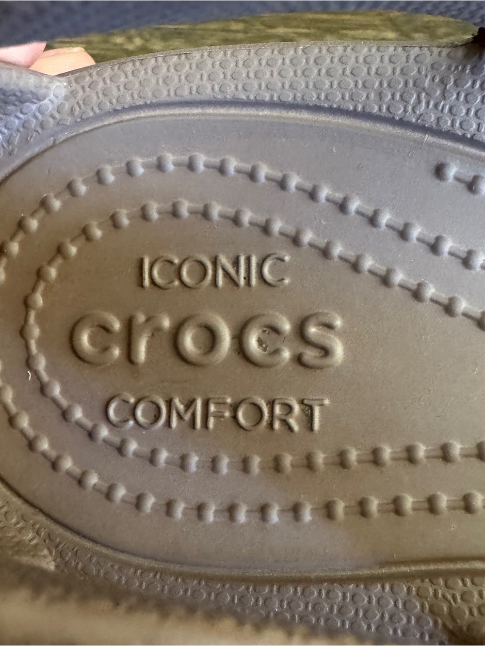 Crocs Sienna Ballet Flats W9 Mauve Taupe Brown Slip On Comfort Shoes 202811 - Picture 9 of 9